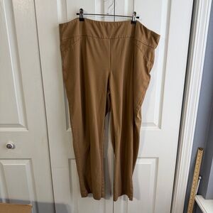 Charter Club Cambridge slim tan pants size 22W